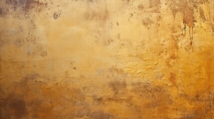A grungy texture wall embellished with gold paper forms an abstract backdrop, adding depth and character to the composition.