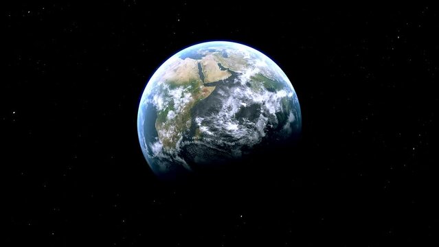Saudi Arabia Country Zoom from Space to Earth