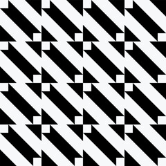 Geometric Harmony seamless pattern with arrows