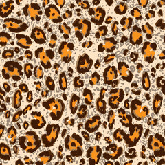 Animal skin leopard texture pattern design