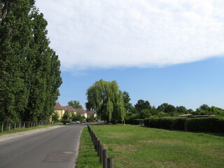 Nebenstrasse im Grünen