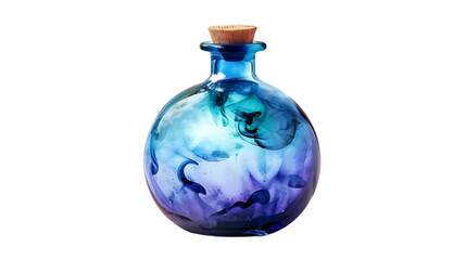 Magical Elixir: Potion Bottle Isolated on Transparent Background