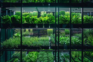 Lush Indoor Vertical Farm