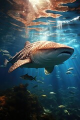 shark in aquarium