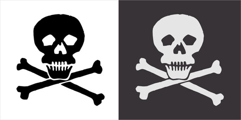 IIlustration Vector graphics of Skullz icon