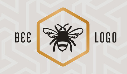 Bee-logo-black-gold