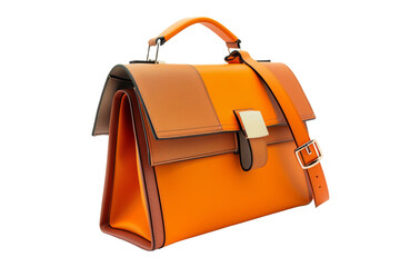 colorful leather bag isolated
