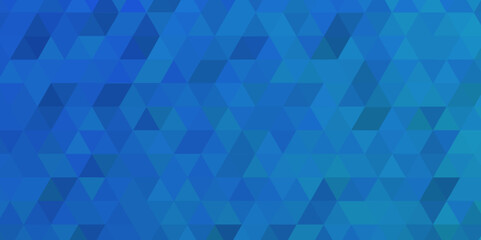 Fototapeta na wymiar Abstract blue seamless geometric low polygon pattern .geometric wall tile polygonal pattern design .abstract small mosaic tringles vector illustration ,business design template .