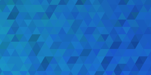 Abstract blue seamless geometric low polygon pattern .geometric wall tile polygonal pattern design .abstract small mosaic tringles vector illustration ,business design template .