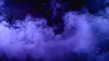 Poster smoke on a purple background © Davy