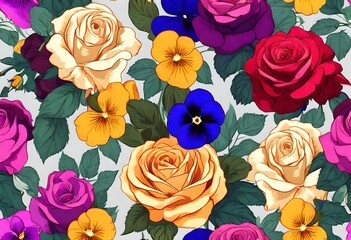 roses background