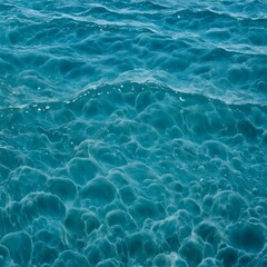 Obraz premium Water Surface Blue Waves Background