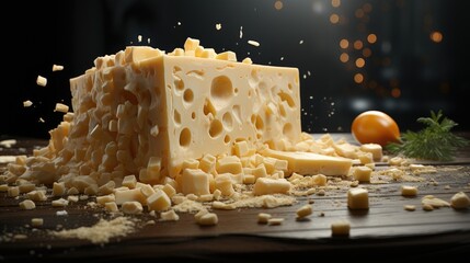cheese on the table