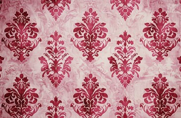Pink and Red Wallpaper With Pattern