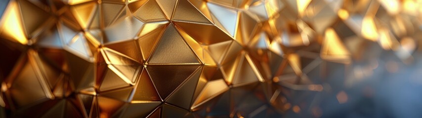 Close Up of a Gold Colored Object
