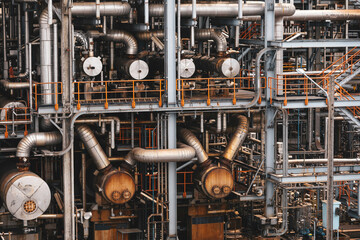 Exchanger afternoon of tank oil refinery pipeline plant steam vessel and column tank oil