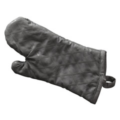 An unique concept of oven mitt isolated on plain background , very suitable to use in mostly kitchen project.