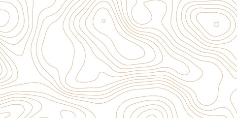 Topographic map background geographic line map pattern .panorama view light brown color wave curve lines .geographic mountain relief abstract grid .the concept map of a conditional geography map . - obrazy, fototapety, plakaty