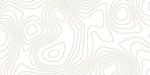 Topographic map background geographic line map pattern .panorama view light brown color wave curve lines .geographic mountain relief abstract grid .the concept map of a conditional geography map . - obrazy, fototapety, plakaty
