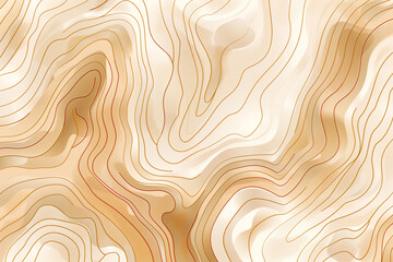 Obraz premium Topographic map pattern vector, abstract mountain line texture