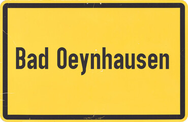Ortsschild Bad Oeynhausen