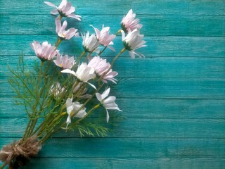 flowers on table