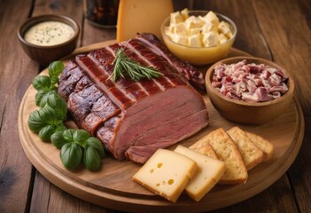 Smoky Meat and Creamy Cheese: A Gourmet Pairing