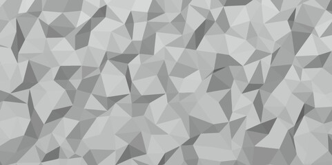 Abstract gray seamless geometric low polygon pattern .geometric wall tile polygonal pattern design .abstract vector illustration ,business design template.