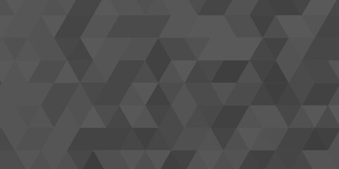 Abstract dark black seamless geometric low polygon pattern .geometric wall tile polygonal pattern design .abstract small mosaic tringles vector illustration ,business design template .