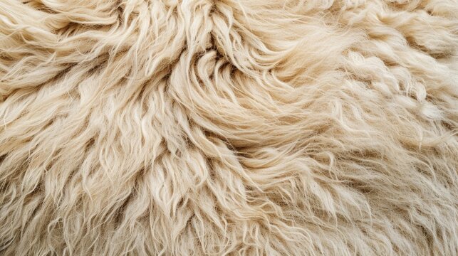 Ultrawide Beige Fur Texture Backdrop