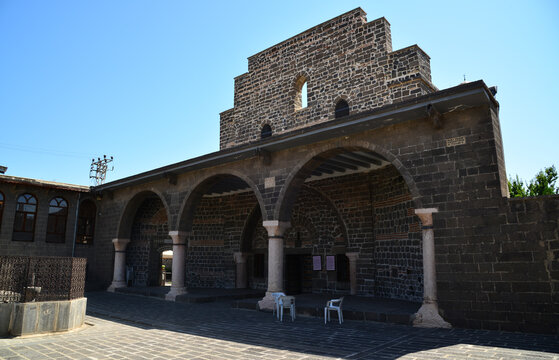 Diyarbakir, Turkey. June 26, 2014. Assyrian Ancient Church of Virgin Mary in Diyarbakır, Turkey.