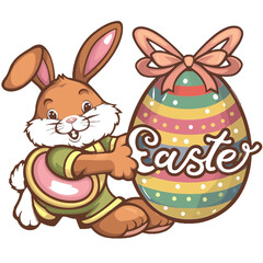 High-Quality Easter Logo for Event Invitations