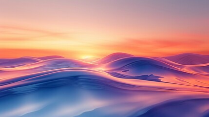 Serenity Flow: Tranquil Waves and Soothing Forms