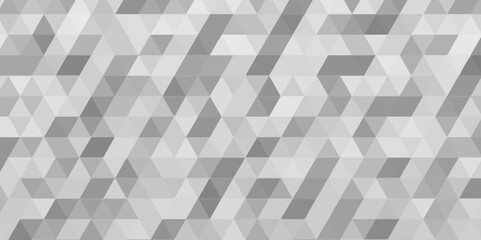 Abstract gray seamless geometric low polygon pattern .geometric wall tile polygonal pattern design .abstract small mosaic tringles vector illustration ,business design template .