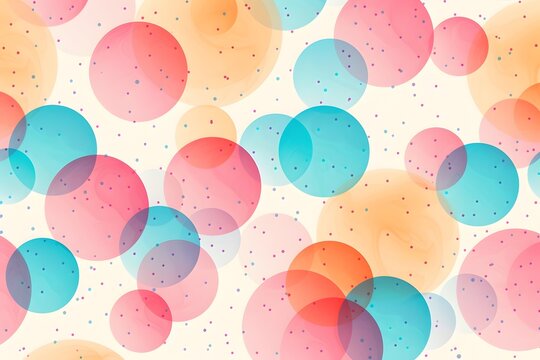  polka dot background, circle wallpaper, colorfull