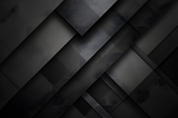 black color square shape background presentation design. 