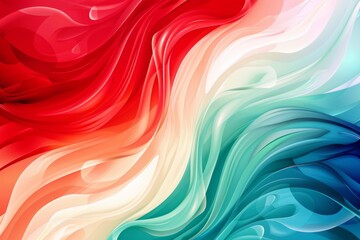 abstract colorful background with smooth lines in red, blue and white colors. Abstract background for Republic Day Iran