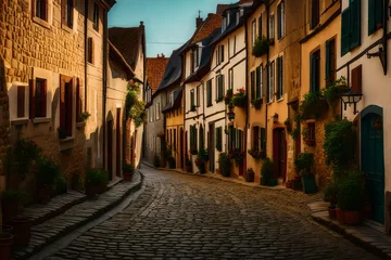  narrow street in the town © MB Khan