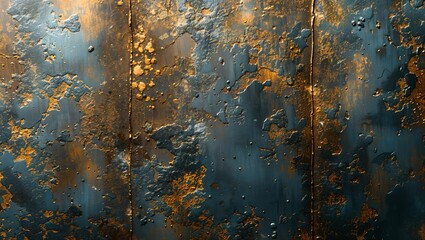 Weathered metal texture, with scratches and patina for an industrial vibe