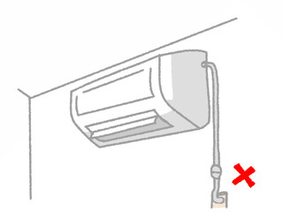 コンセントケーブルが長いエアコン