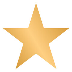 Illustration of a good and shiny star in a minimalistic vector style
