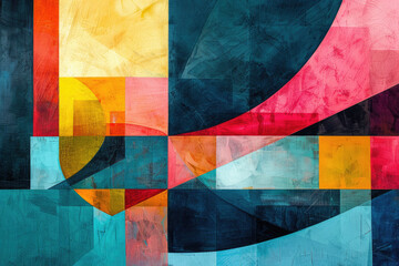 Abstract geometric shapes minimalistic background