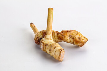 Raw galangal root seasonong aroma