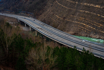 a road viaduct