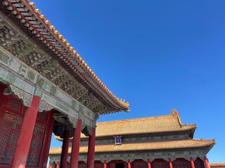 The Forbidden City of China in Beijing Imperial Palace Museum, Traditional Chinese architecture design