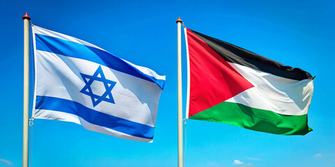 Israel vs Palestine Flags, Navigating the Geopolitical Strife between Israel and Palestine