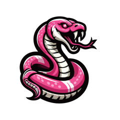 espoet snake mascot logo design. Vector illustration