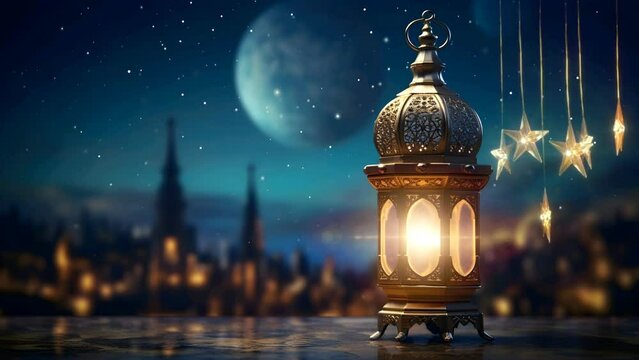 arabic lantern for ramadan background