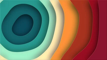 Smooth and calming background animation, peaceful colorful loop, red to blue gradient animated layer, abstract hypnotic moving background