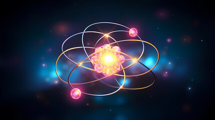 The nucleus is the small, dense region in the center of an atom made up of protons and neutrons